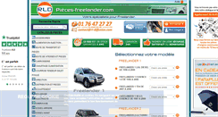 Desktop Screenshot of pieces-freelander.com